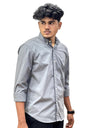 Grey Slim Casual Shirt💫