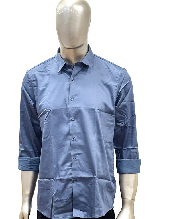 Grey Slim Casual Shirt🌟
