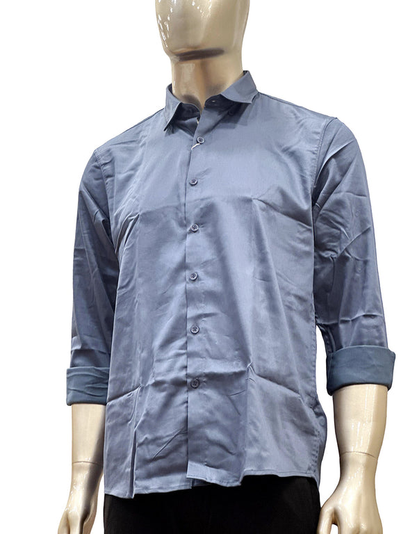 Grey Slim Casual Shirt🌟